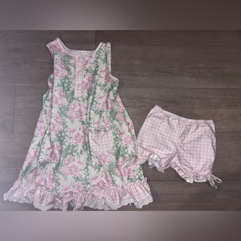 SweetHoney ruffle gown and bloomers set 8Y
